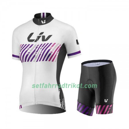 Fahrradbekleidung Radtrikot Kurzarm + Radhose Kurze 2017 CCC Liv Damen N005